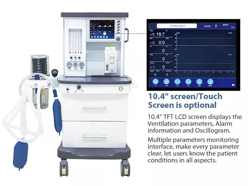 Factory Wholesales Medical Anaesthesia Instruments Anesthesia Machine Price S6100 CE Certificate